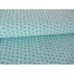 Jersey Sternchen hellmint mint türkis